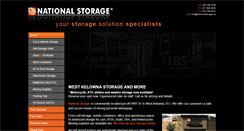 Desktop Screenshot of nationalstorage.ca