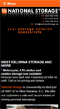 Mobile Screenshot of nationalstorage.ca